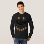 Bier-Lächeln T-Shirt (Vorne ganz)