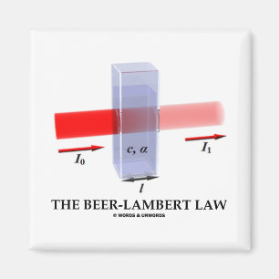 Bier-Lambert Gesetz (Chem Optik-molare Magnet