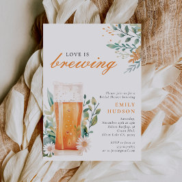Bier Liebe Brauen Bridal Dusche Einladung