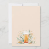 Bier Liebe Brauen Paare Dusche Einladung (Rückseite)