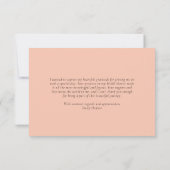 Bier Liebe Braut Brautparty Dankeskarte (Rückseite)