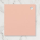 Bier Liebe Braut Brautparty Geschenkanhänger (Rückseite)