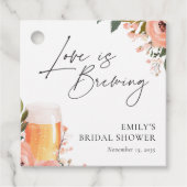 Bier Liebe Braut Brautparty Geschenkanhänger (Vorderseite)