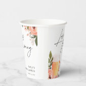 Bier Liebe Braut Brautparty Pappbecher (Rechts)