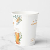 Bier Liebe Braut Brautparty Pappbecher (Rechts)