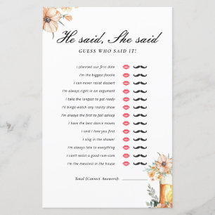 Bier Liebe braut Er sagte, sie sagte Bridal Game