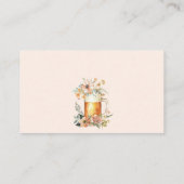 Bier Liebe bricht wie viele Kisses Brautparty Begleitkarte (Rückseite)