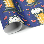 Bier-Liebe Geschenkpapier (Rolleneckpunkt)