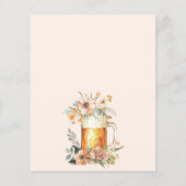 Bier-Liebe ist Brewing Brautparty Menu (Rückseite)