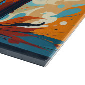 Bier Liebhaber Bier und Tasse Wasserfarbe Schneidebrett (Ecke)