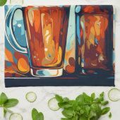 Bier-Liebhaber Geschirrtuch (Gefaltet)