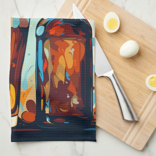 Bier-Liebhaber Geschirrtuch (Viertel Falte)