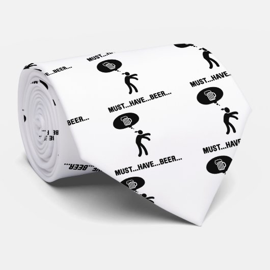 Bier-Liebhaber Krawatte (Gerollt)