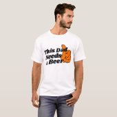 Bier Liebhaber Vater T - Shirt, Funny Vater brauch T-Shirt (Vorne ganz)