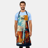 Bier liebt Personalisierte GRILLEN Küche Schürze (Getragen)