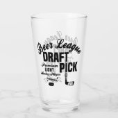 Bier-Liga-Hockey-Draft-Pick-erstklassiger heller Glas (Rückseite)