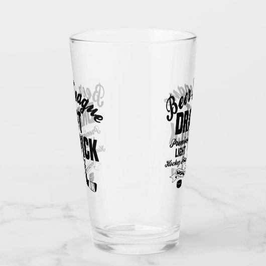 Bier-Liga-Hockey-Draft-Pick-erstklassiger heller Glas (Links)