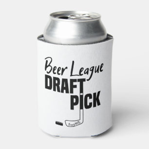 Bier-Liga-Hockey-Spieler-Draft-Pick Coozie Dosenkühler