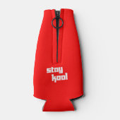 Bier löst es - Flasche Cooler Flaschenkühler (Rückseite)