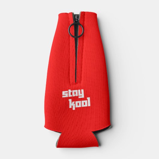 Bier löst es - Flasche Cooler Flaschenkühler (Rückseite)