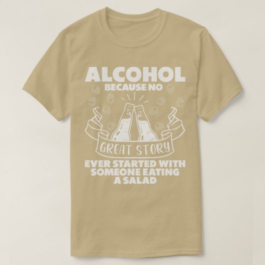 Bier Lover Alkoholkonsum Bier Party Geschichten T-Shirt (Design vorne)