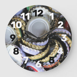 Bier Lover Cool und Trendy I Liebe Beer Große Wanduhr