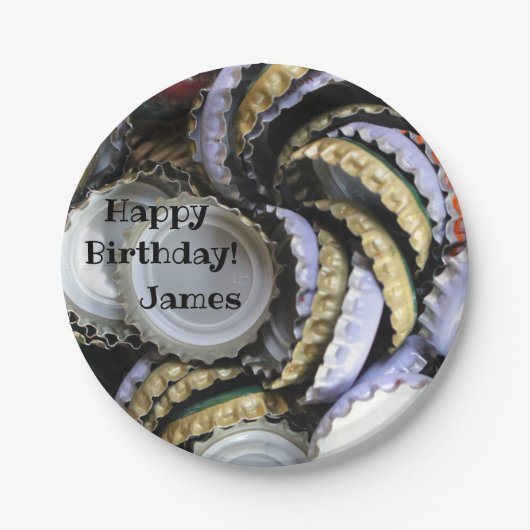 Bier Lover Cool und Trendy I Liebe Beer Pappteller (Vorderseite)