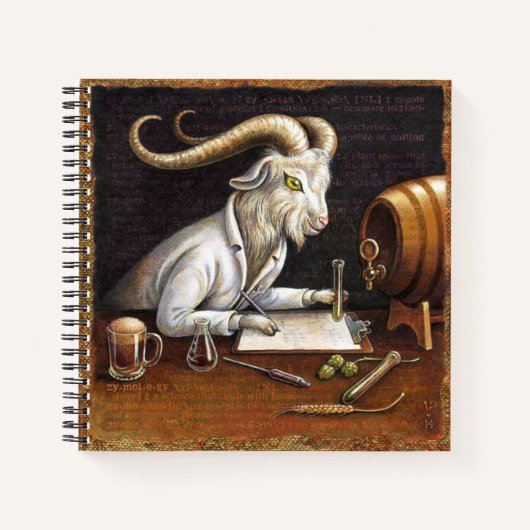 Bier-Lover-Logbuch, Ziegenbrauer, Zymologie Notizblock (Vorderseite)