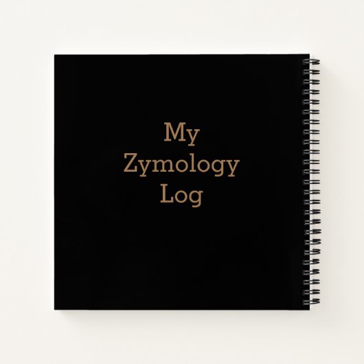 Bier-Lover-Logbuch, Ziegenbrauer, Zymologie Notizblock (Rückseite)