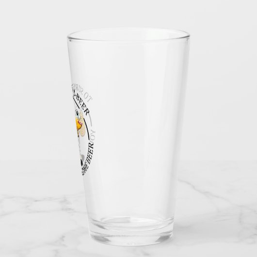 Bier Lover's Funny Zitat - Bier Glas (Links)