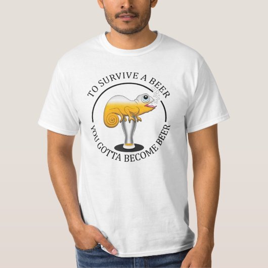 Bier Lover's Funny Zitat - Bier T-Shirt (Vorderseite)