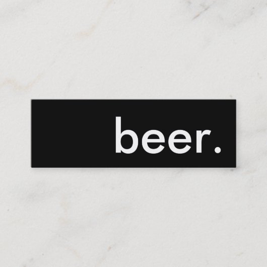 Bier. LoyalitätsLochkarte Treuekarte (Vorderseite)