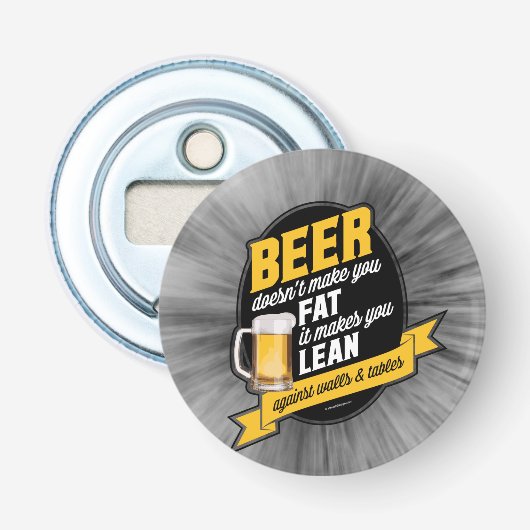 Bier macht dich lean flaschenöffner (Vorderseite)