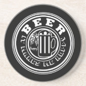 Bier macht mich hoppy getränkeuntersetzer (Vorne)