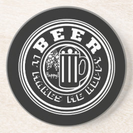 Bier macht mich hoppy getränkeuntersetzer