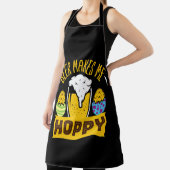 Bier macht mich zu hoppy Funny Ostertrinkend Schürze (InSitu)