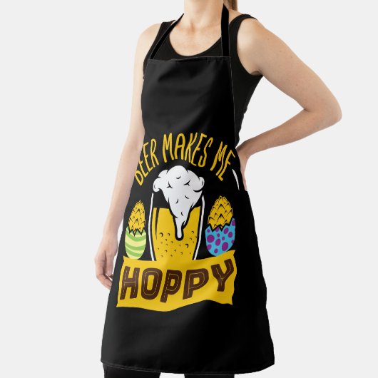 Bier macht mich zu hoppy Funny Ostertrinkend Schürze (InSitu)