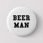 Bier-Mann Button (Vorderseite)