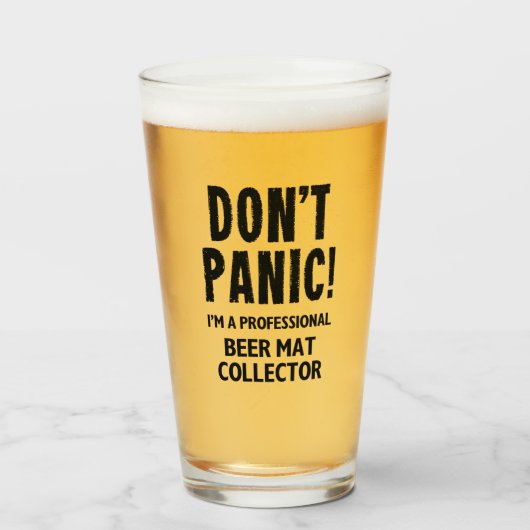 Bier Mat Collector Glas (Vorne (Gefüllt))