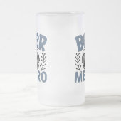 Bier Me Bro Mattierte Bier Tasse (Mittel)