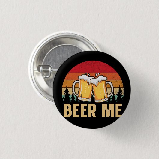 Bier-me-Design Button (Vorne & Hinten)