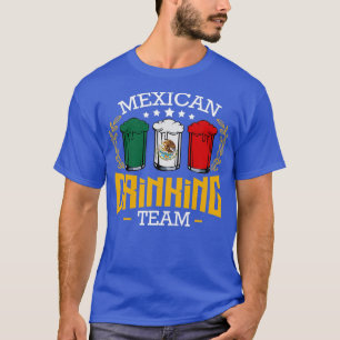Bier Meican Drink Team Meico Flag Funny Beer T-Shirt