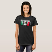 Bier mexikanische Flagge Cinco De Mayo Women Mexik T-Shirt (Vorne ganz)