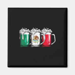 Bier mexikanische Flagge Mexiko Cinco De Mayo Men Magnet