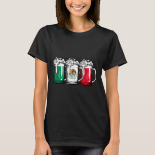 Bier mexikanische Flagge Mexiko Cinco De Mayo Men T-Shirt