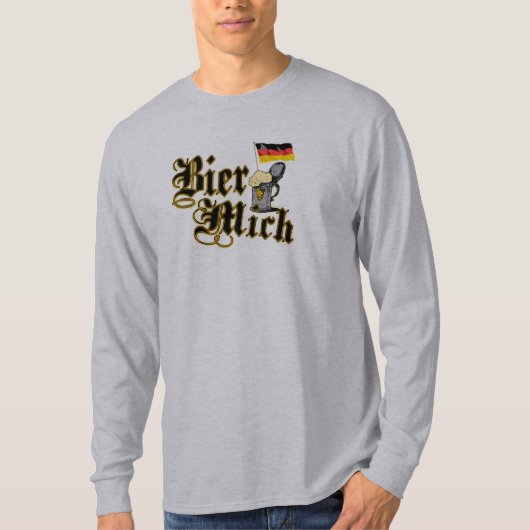 Bier Mich 2side T-Shirt (Vorderseite)