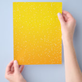 Bier mit kleinen Bubbles Background Art Flyer (Hand)