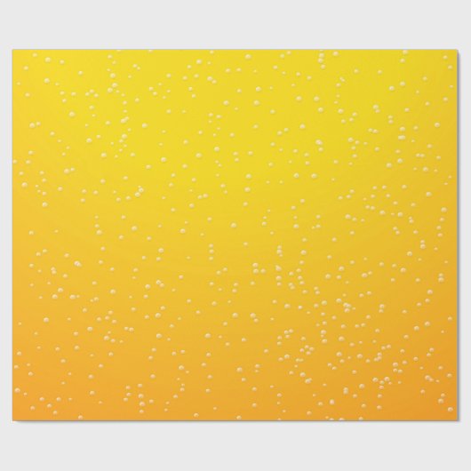 Bier mit kleinen Bubbles Background Art Geschenkpapier (Flach)
