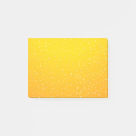Bier mit kleinen Bubbles Background Art Post-it Klebezettel (Vorderseite)