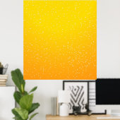 Bier mit kleinen Bubbles Background Art Poster (Heimbüro)